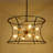 8-Light Dimmable Modern Sputnik Drum Chandelier
