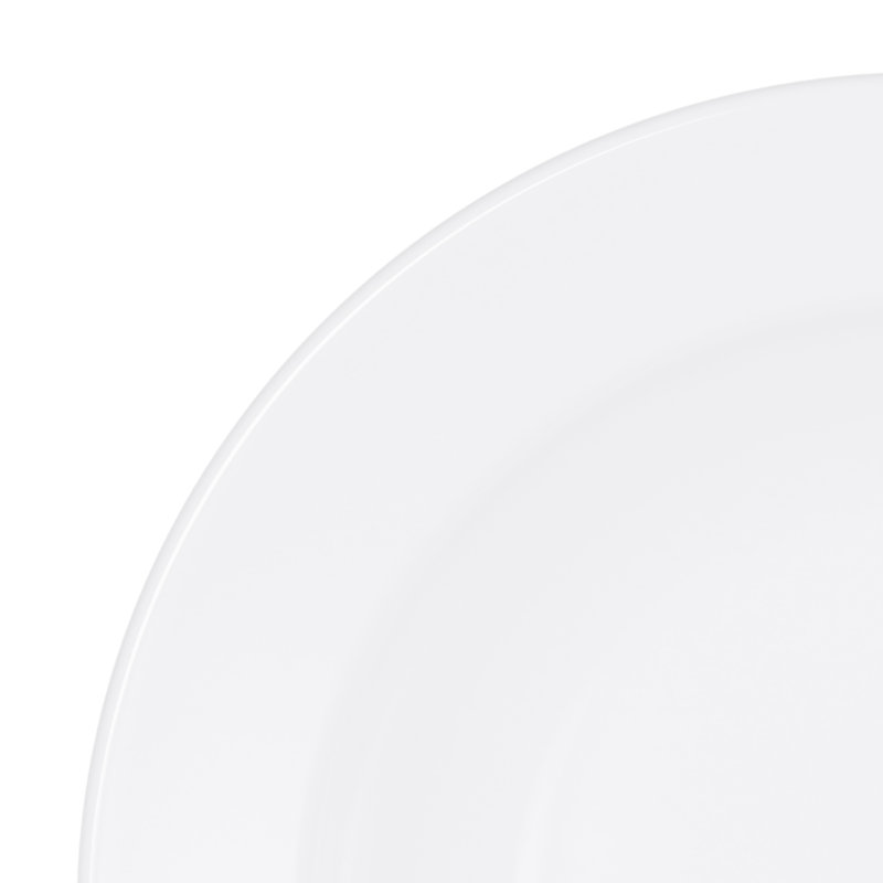 Elite Global Solutions Merced Melamine Pasta Dish, White, 10" Diameter