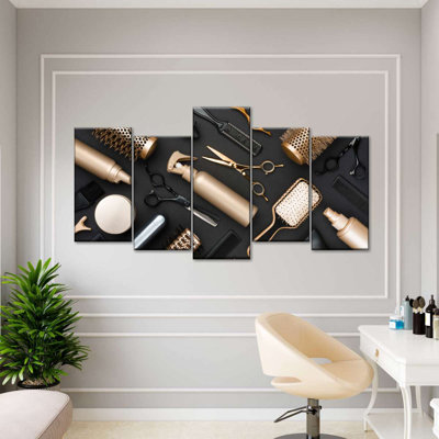 " Salon Tools " 5 - Pieces