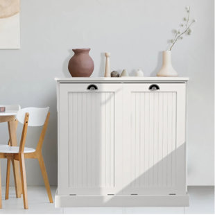 eHemco Panier à linge double inclinable en lin et Commentaires - Wayfair  Canada