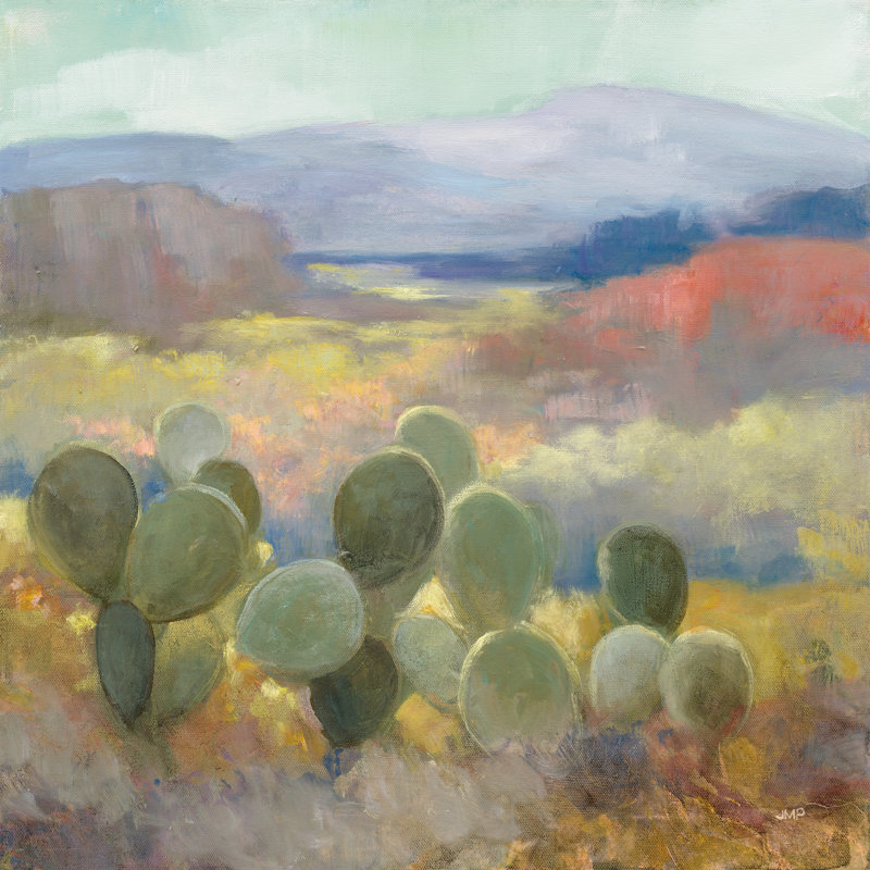 «High Desert II» par Julia Purinton - peinture sur toile tendue, H 30 po x l 30 po x P 1,25 po