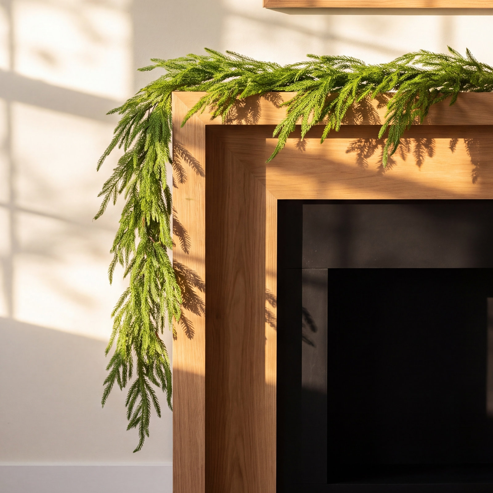 Norfolk Pine Christmas Garland, 10' L