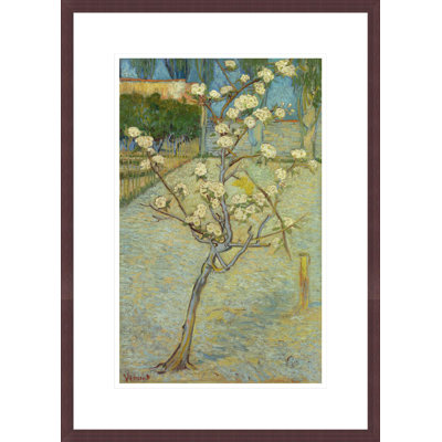 Petit poirier en fleurs par Vincent van Gogh, impression giclée sur cadre