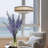 1-Light Pendant Light Drum Flower-1871181070