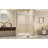 44-48" X 72" Tempered Glass With Explosion Proof Film, Aluminum Frame Double Sliding Shower Door, "1/4 (6 Mm), Stainless Steel Handle,Brushed Nickel-123210128