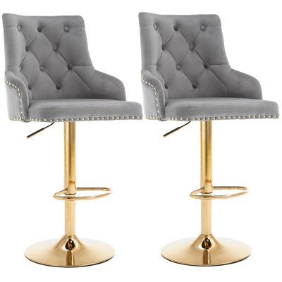  Bazaldua Height Adjustable Swivel Bar Stool 
