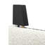 Grand lit plateforme tapissier Contemporary