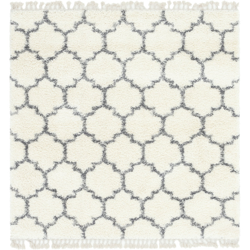 Tapis ivoire Mitzy, Carré 8 pi