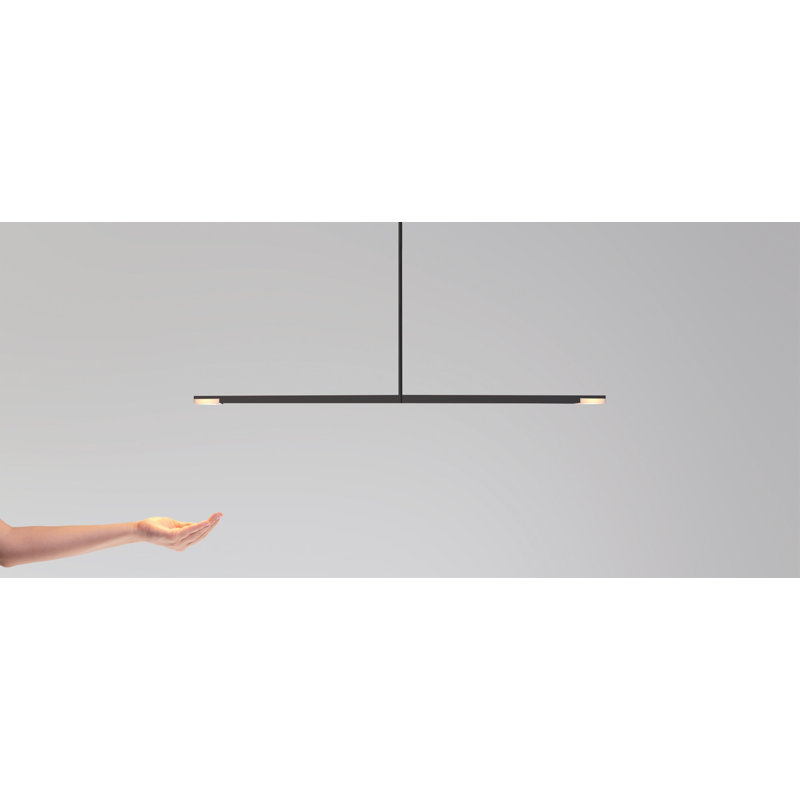 Virga 1 - Light LED Pendant, Black Anodized, 2700K