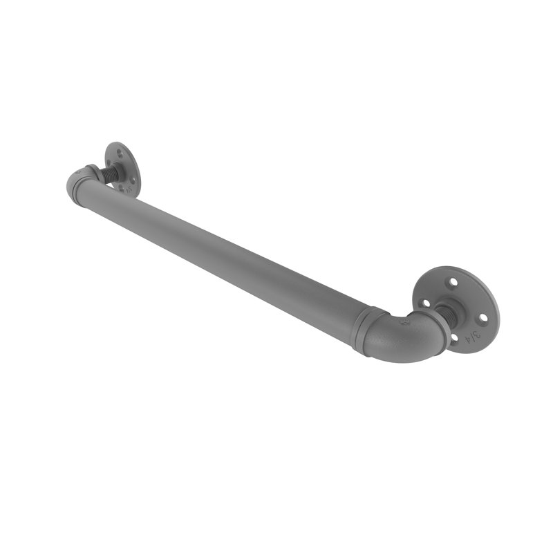 Barre d’appui 16 po Bayer, Gris mat, 32"