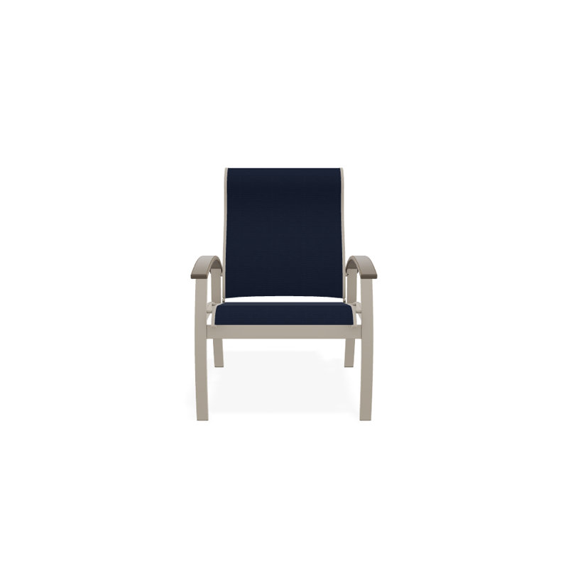 Chaise de patio Askar, Désert, Désert texturé, Bleu marine 13D Sunbrella®