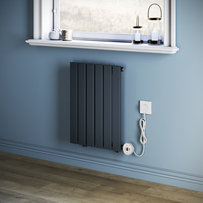 60*5.8cm, Smart WiFi-Enabled Electric Radiator Flat Panel with Intelligent Heating Control