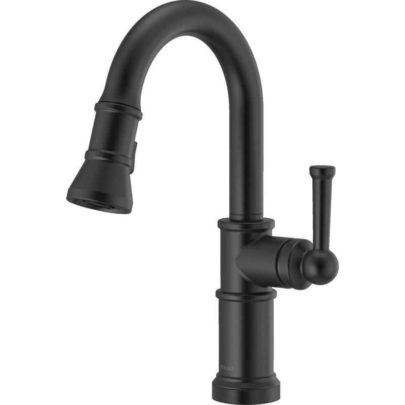 Artesso® Pull-Down Prep Faucet, Matte Black