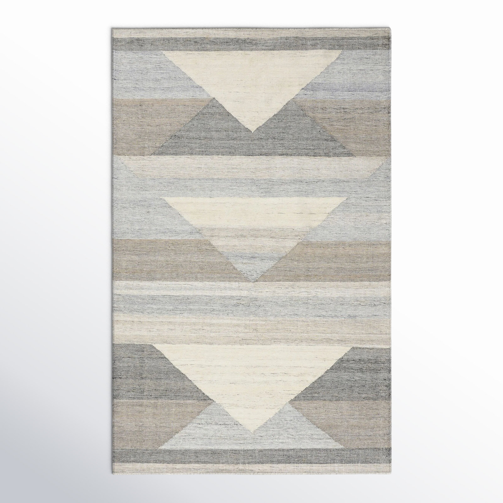 Rainn Handmade Performance Indoor/Outdoor Rug, Rectangle 5' x 8'