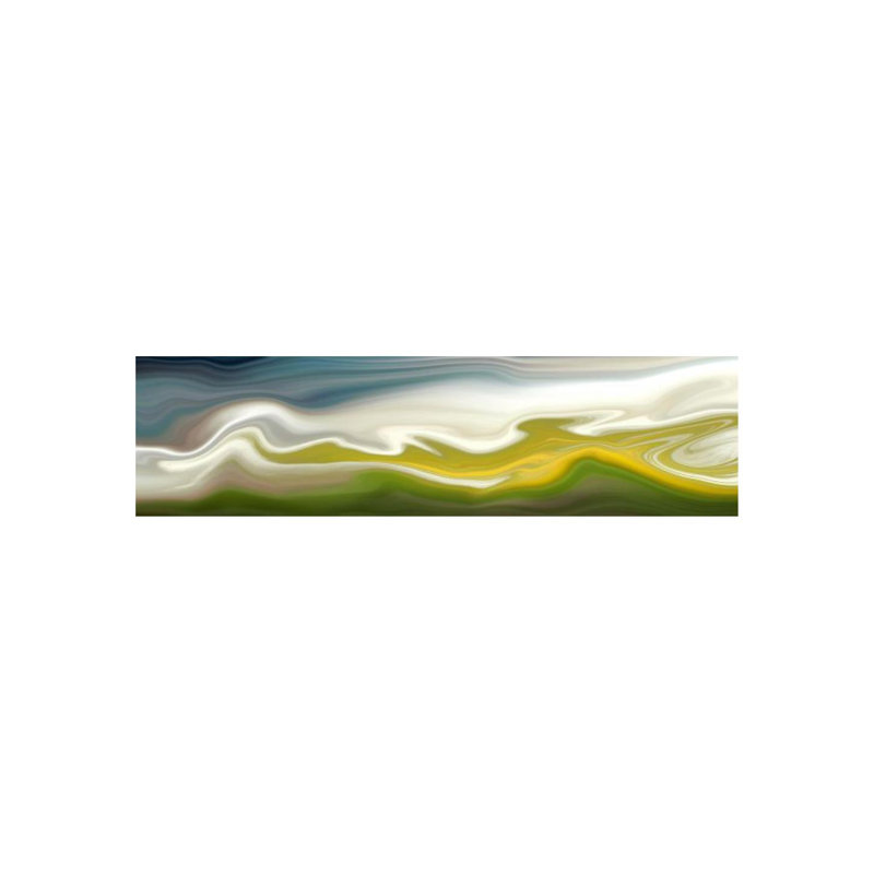 Subtle Flow IV Print by Mari Urasawa, 16" H x 60" W x 1.5" D, Plexi