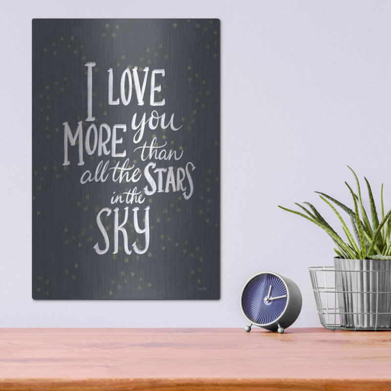«I Love You More» par House Fenway, H 16 po x l 12 po