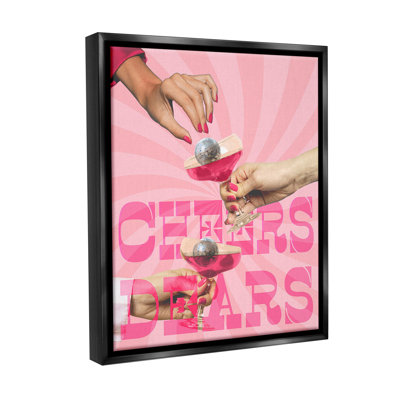 «Groovy Cheers Dears Floater Frame» par Lil 'Rue sur