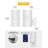 Modern Plug-In Wall-Mounted Dimmable Night Light With Light Sensor, 2-Pack, Soft White 3000K