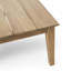 Table basse d'extérieur en bois d'acacia
