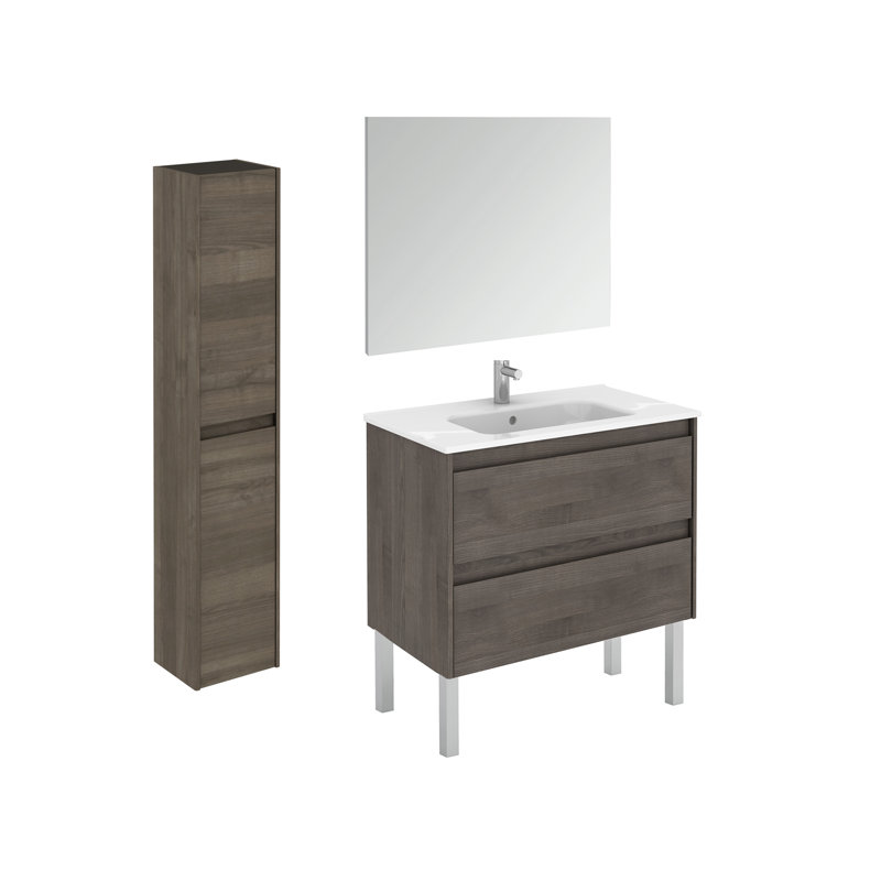 Ambra 31.7'' W Single Vanity, Samara Ash