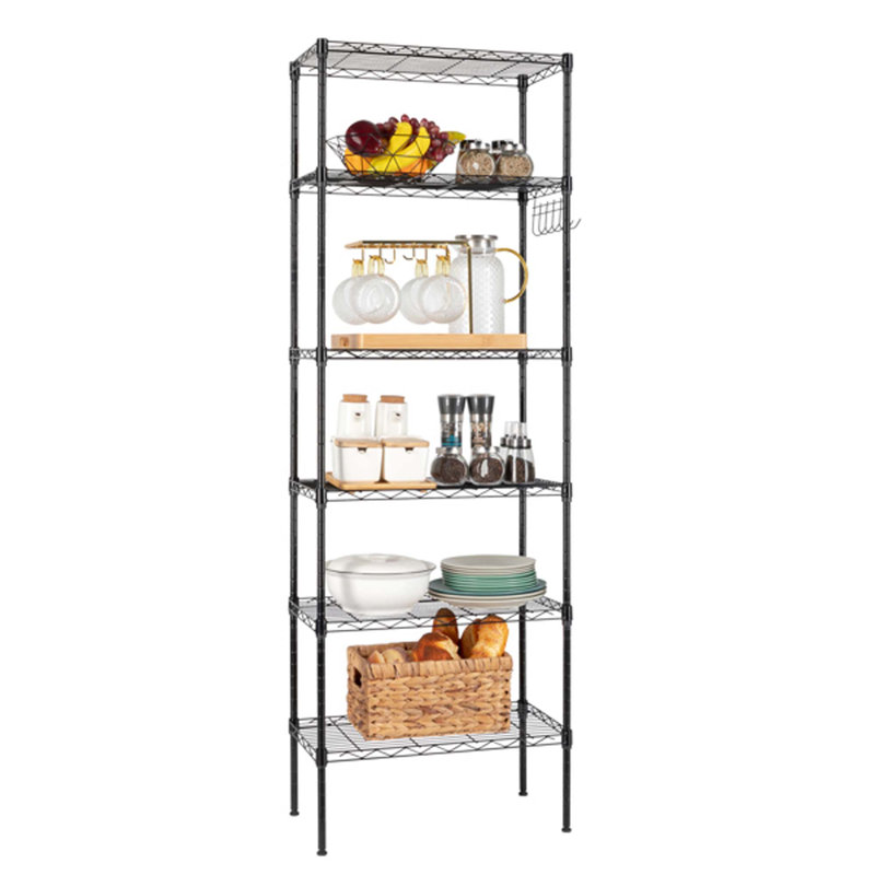 Assemblage remplaçable avec roues, support de rangement en acier au carbone fixé au sol