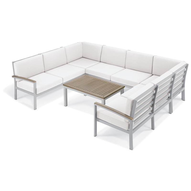 Travira Modular Corner Seat, Eggshell White