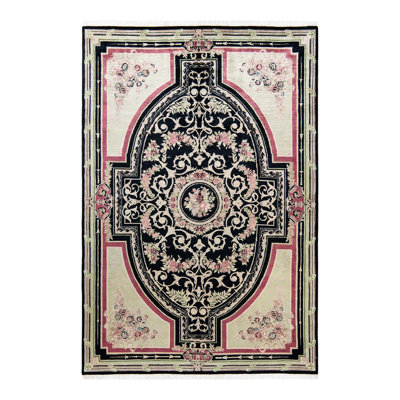 Classic One-of-a-Kind 6' 2" x 9' 1" Hand Knotted Area Rug