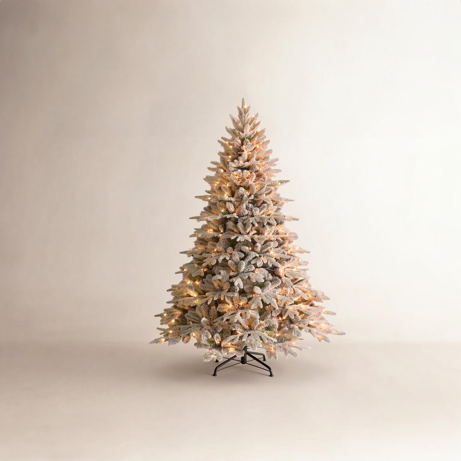 Blue Pre-Lit Spruce Christmas Tree, 7.5'