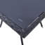 Newson Rectangular Metal Outdoor Dining Table With Umbrella Hole , 80cm cm W 80cm cm D-270328075