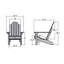 Chaise Adirondack en plastique Leis-1330914024
