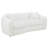 Bethony Faux Sheepskin Upholstered Sofa Natural