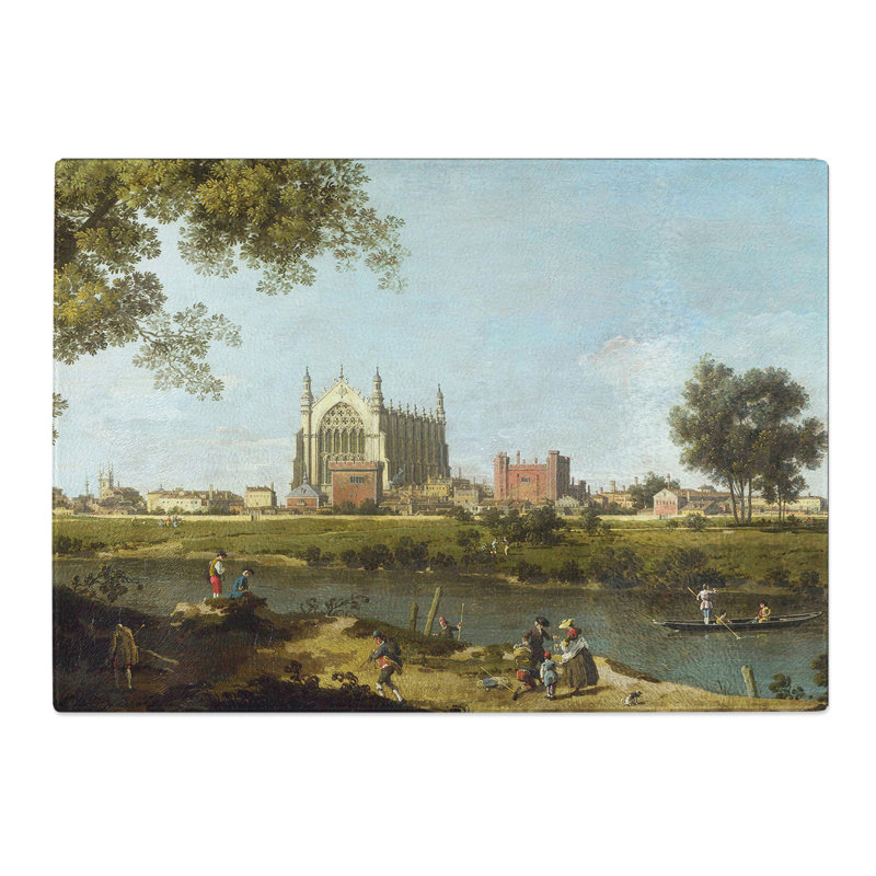 Eton College by Giovanni Canaletto Chopping Board, 28.5cm W x 39cm L