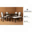 Ensemble de salle à manger six pièces pour la cuisine, comprenant une table rectangulaire, 4 chaises et 1 tabouret-57778606