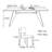 Modern simple rectangular solid wood table set-108967717