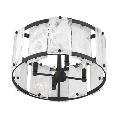 Veil 19.25" 4-Light Semi-Flush Mount