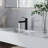 Single Hole Bathroom Faucet with Supply Line-115584386
