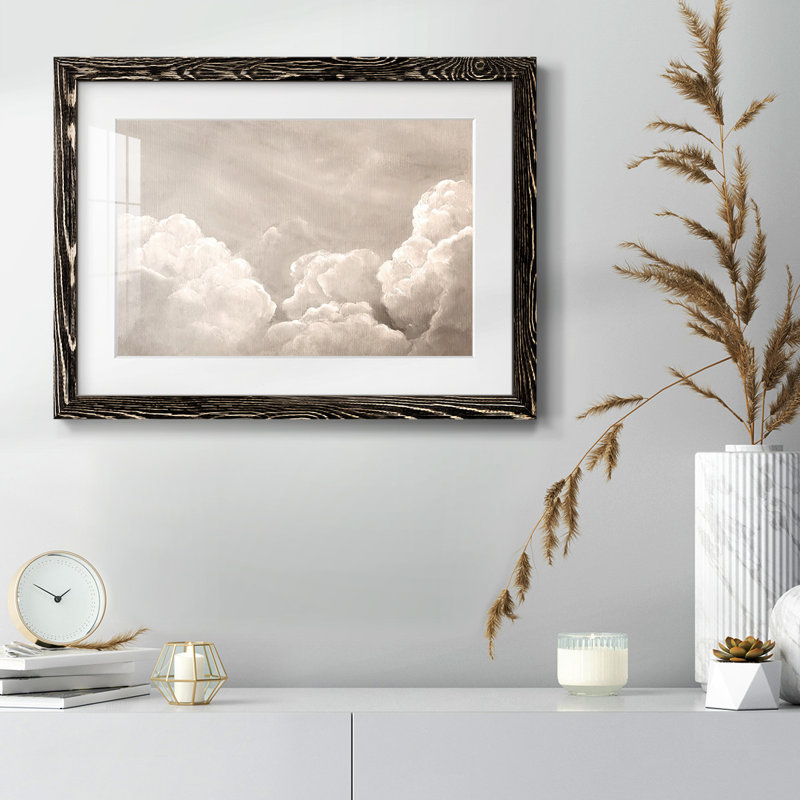 Painted Clouds II, H 18 po x l 26 po x P 1,5 po, Noir
