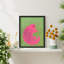 «Fat Funny Cat Illustration Realism Rustic Nature Relax / Calm Multicolor Office» sur papier-98266797-98266796