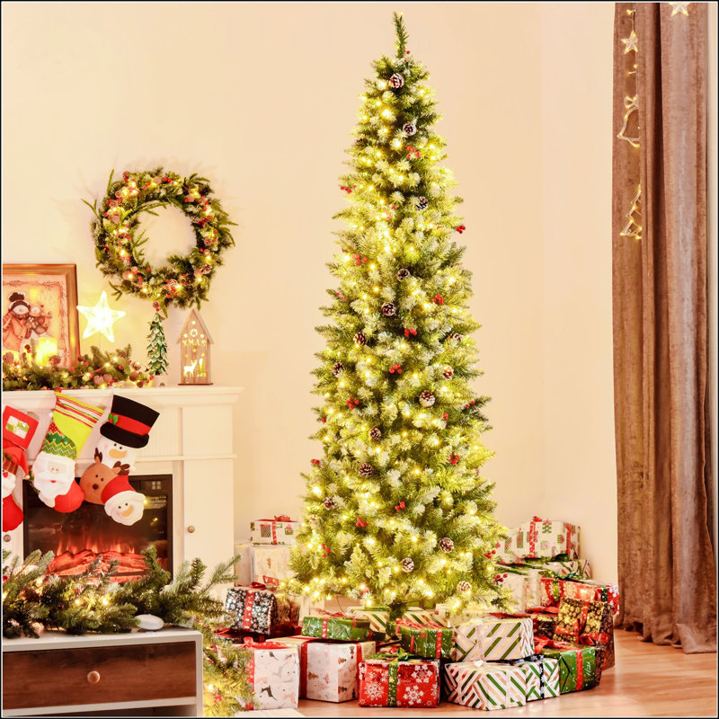 Arbre de Noël artificiel 7,5 pi avec lumières réalistes