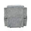 Mariana Motion Recliner, Silver Grey Fabric