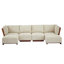 Canapé d'angle modulaire en boucle avec pouf-291368380-291368383
