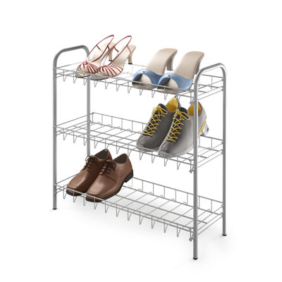 9 Pair Flip Down Shoe Storage
