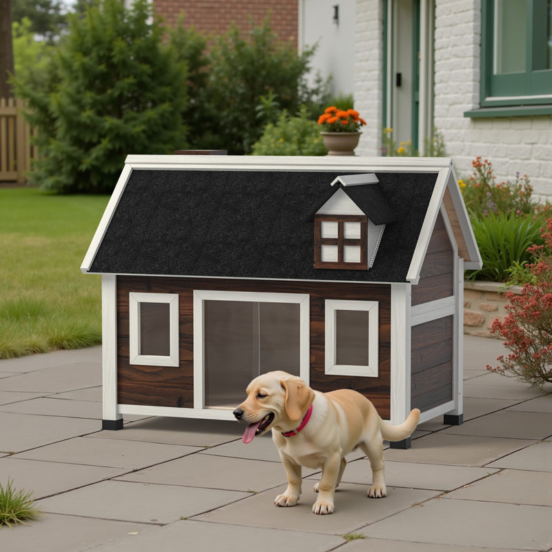 Niche pour chien, Brun
