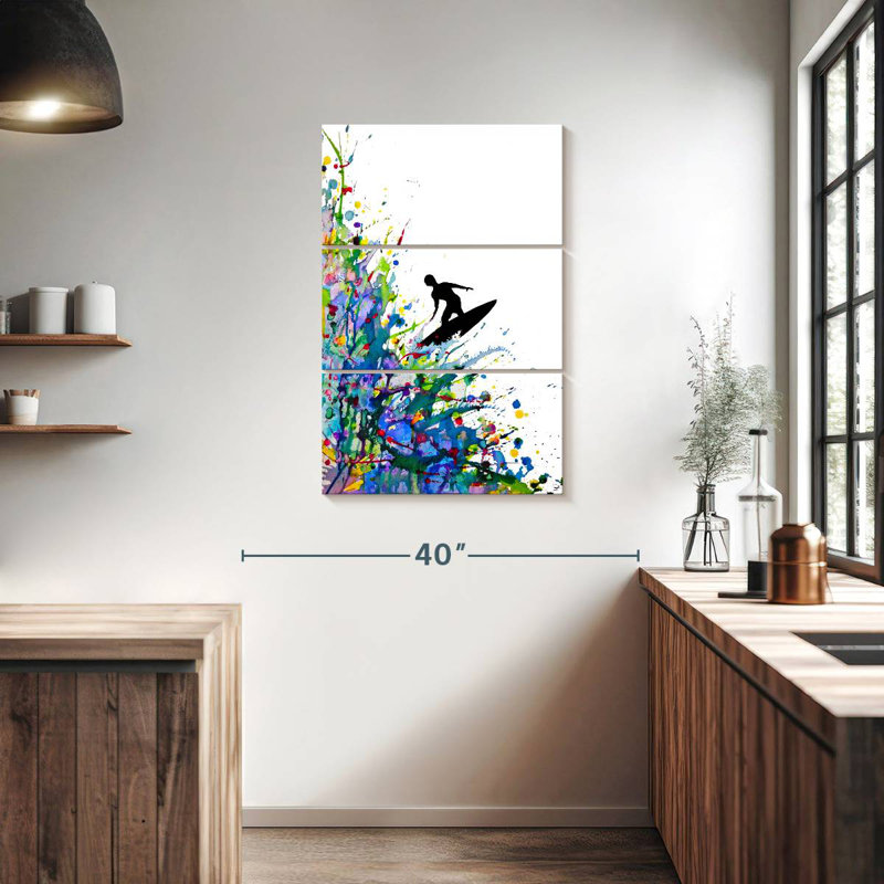 Senne A Pollock's Point Break, 38" H x 24" W