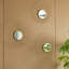 Miroir mural abstrait (ensemble de 3)