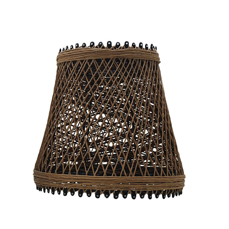 45.72cm H Metal Novelty Lamp Shade ( Uno ) in Brown