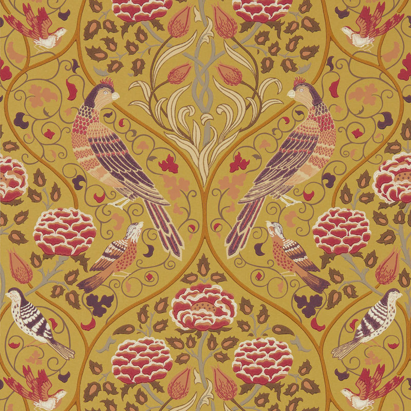 Seasons by May 10.05m x 52cm Matte Wallpaper Roll, Metallic
