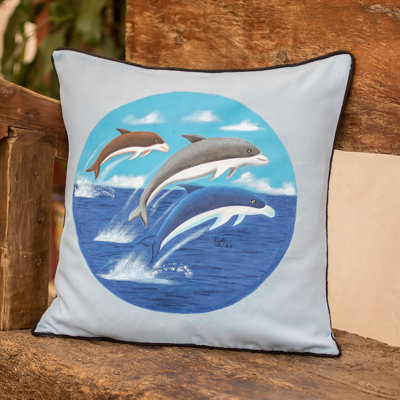 Housse de coussin carré en polyester Caxton