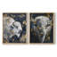 ANIMALS Series CXLVII - Reproduction encadrée de qualité supérieure - prête à être accrochée - aucun clou requis - aucun clou requis-355366080-355366087