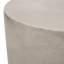 Table d'appoint d'extérieur en oxyde de magnésium gris - Design minimaliste fonctionnel et attrayant